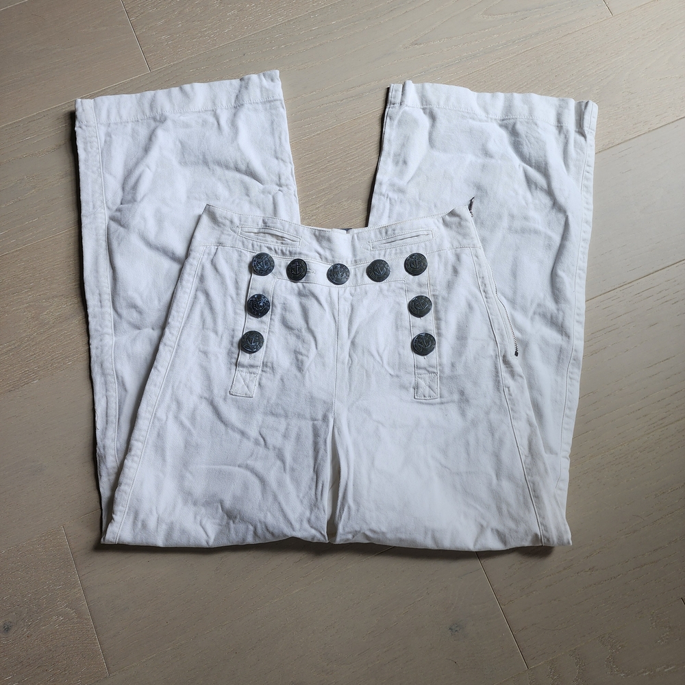 L.A.M.B. Open Back Lace Up Sailor Pants
